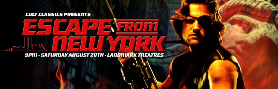 EVENTS: Cult Classics presents ESCAPE FROM NEW YORK on Saturday August 20th at 9pm at Landmark Scottsdale Quarter